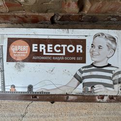 GILBERT Erector Set 1959 Automatic Radar Scope –Selling as is as unsure if complete