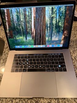 2018 Apple MacBook Pro 15-inch 2.2ghz 6 core i7 processor 16gb ram 500gb ssd. Works great. Battery service recommended 564 cycles. Some letters off pl