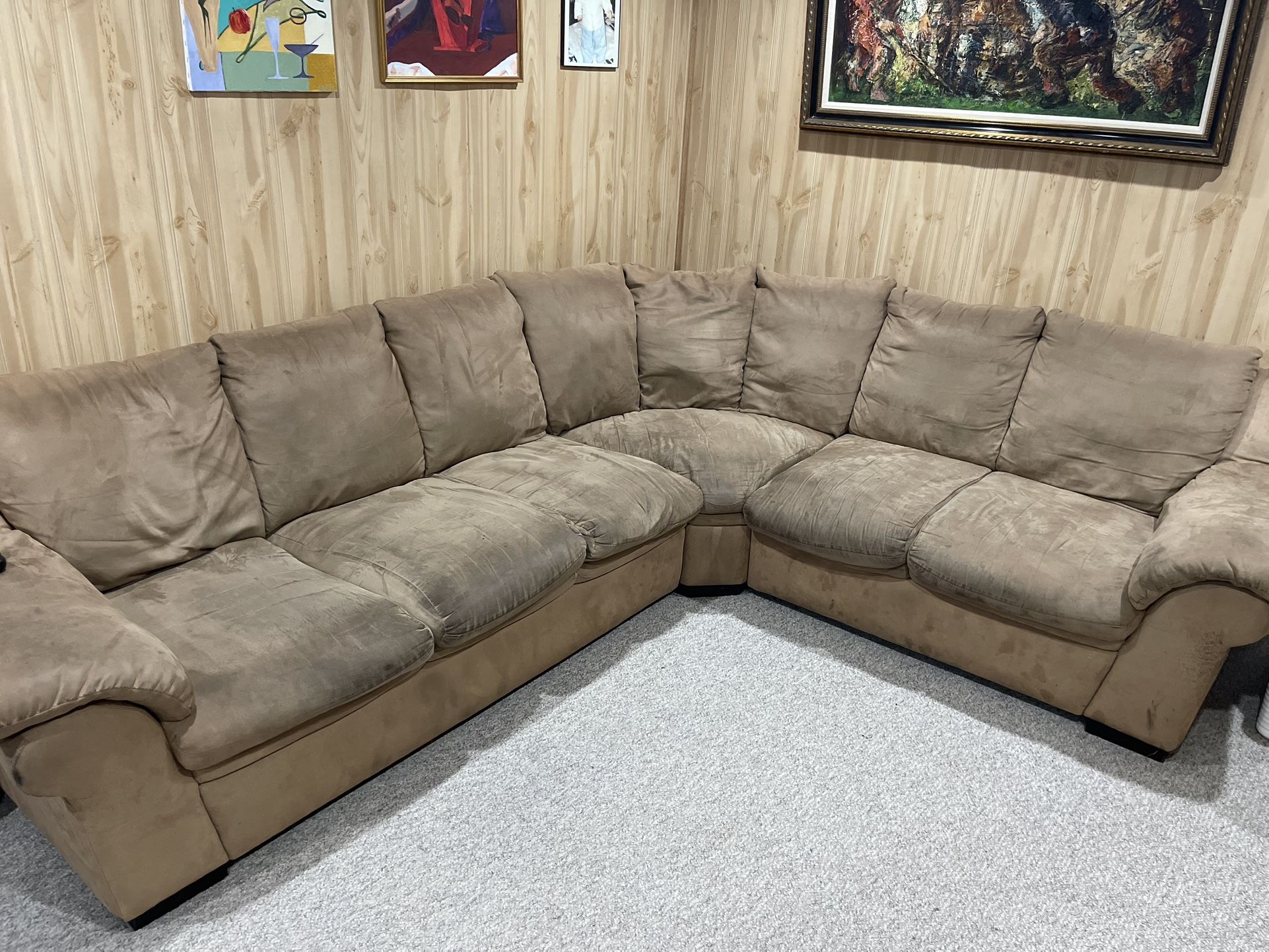 L Shaped Elbow Sofa (3 Pieces)