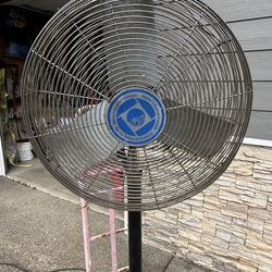 Huge industrial metal fan