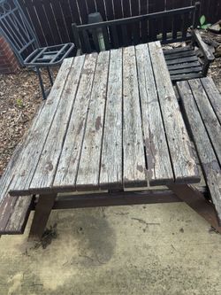Picnic tables