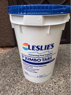50 pound bucket of jumbo chlorine tablets brand new