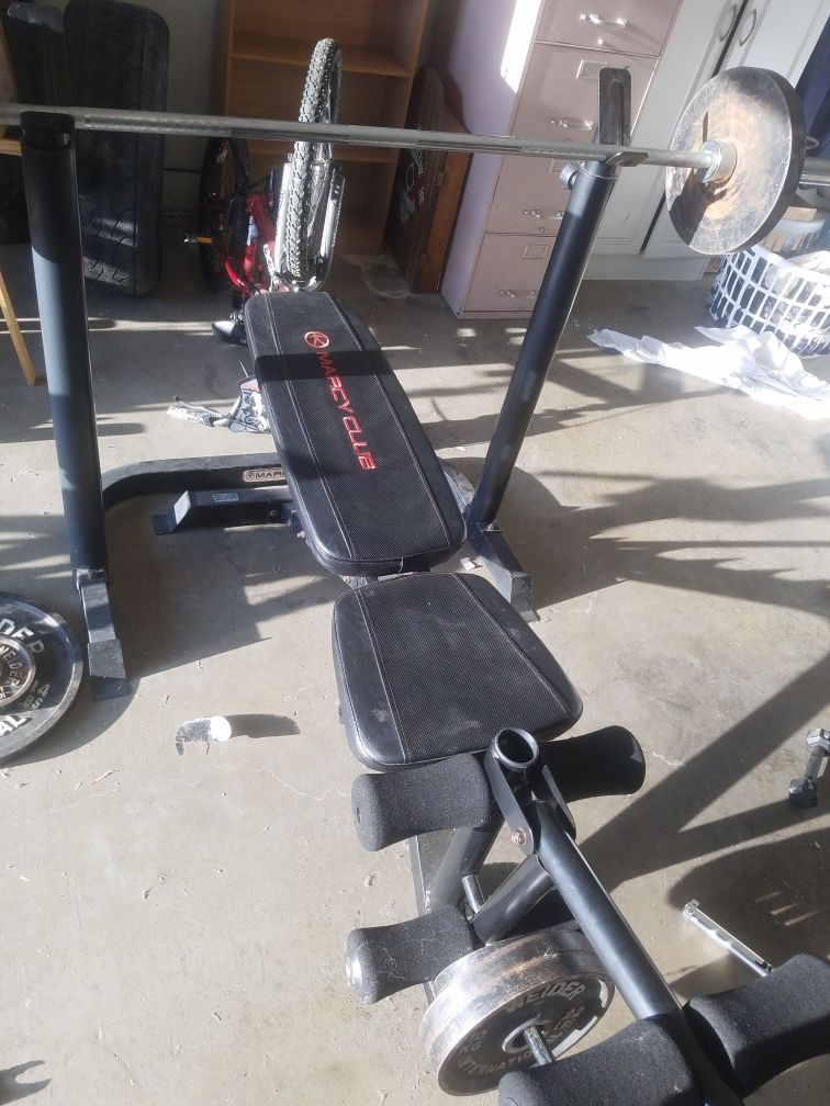 Marcy Club Weight Bench NO Weights for Sale in Riverside CA OfferUp