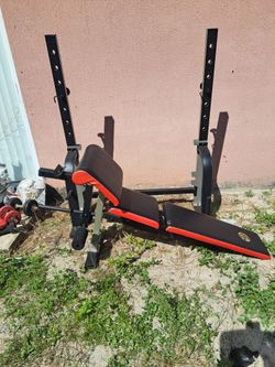 Gym Weight Bench with Squat Rack