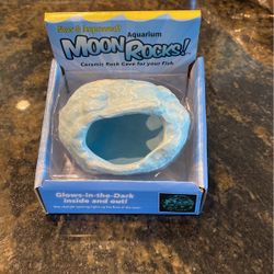 Fish Tank Moon Rock Cave Beta Fish Or Shark