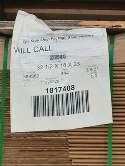 Large Boxes 32 And 1/2 X 18 X 23