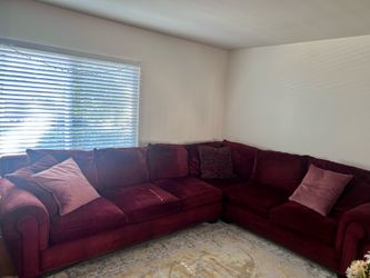 Sectional Chenille Couch $200 OBO