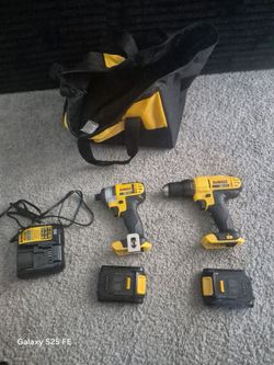DeWalt 20V impact drill/driver combo