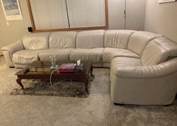 Sofa with two recliners