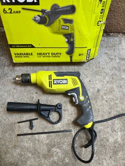RYOBI 6.2 Amp Corded 5/8 in. Variable Speed Hammer Drill