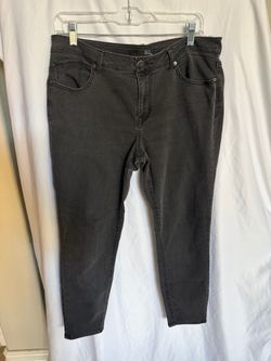 Women's Black Denim Skinny Jeans, 1822 Brand, Size 14