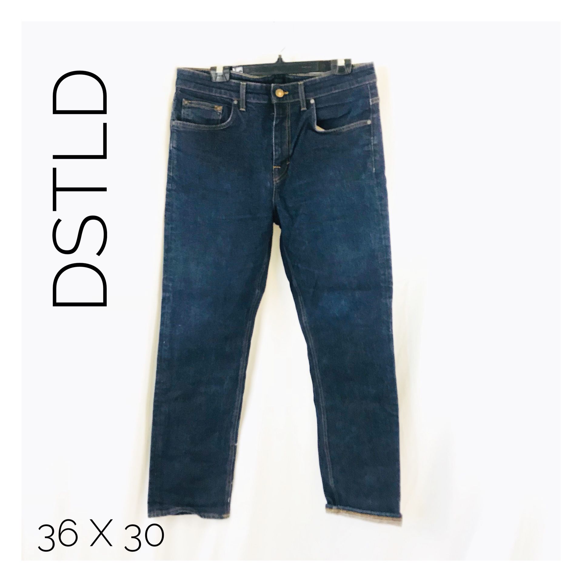 DLSTD MENS JEANS 36 x 30 straight leg pants