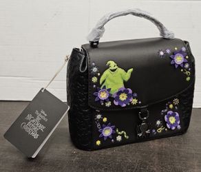 Loungefly Disney The Nightmare Before Christmas Satchel Bag nwt