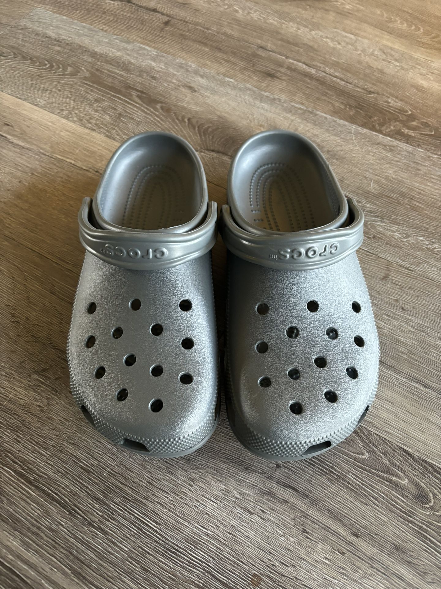 Gray Crocs