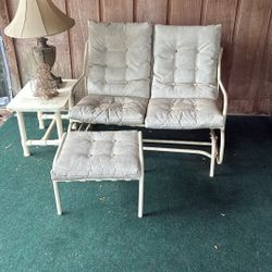 Six Piece Pvc Patio Set