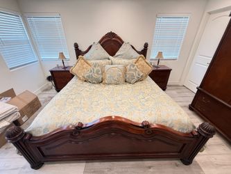 FREE - Master Bedroom Set (King Size) - Solid Wood