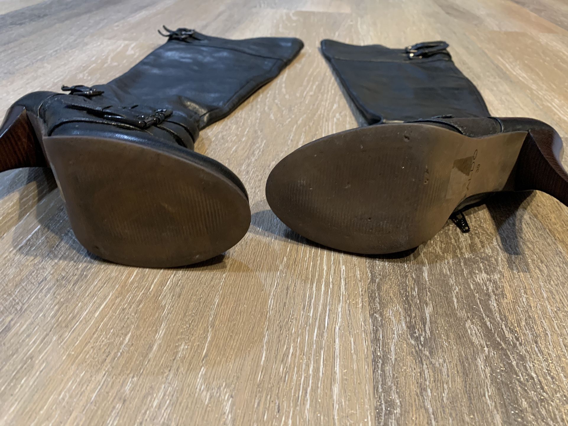 Aldo over knee boot black size 9 euro 39