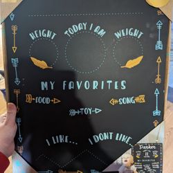 Baby Highlights Chalkboard 