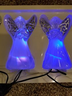 NEW! 2 Strands of LED Christmas Holiday Angel Color Changing Lights Bundle