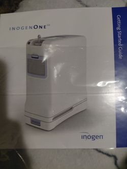 Inogen One G4  and batteries and Getting Started Guide
