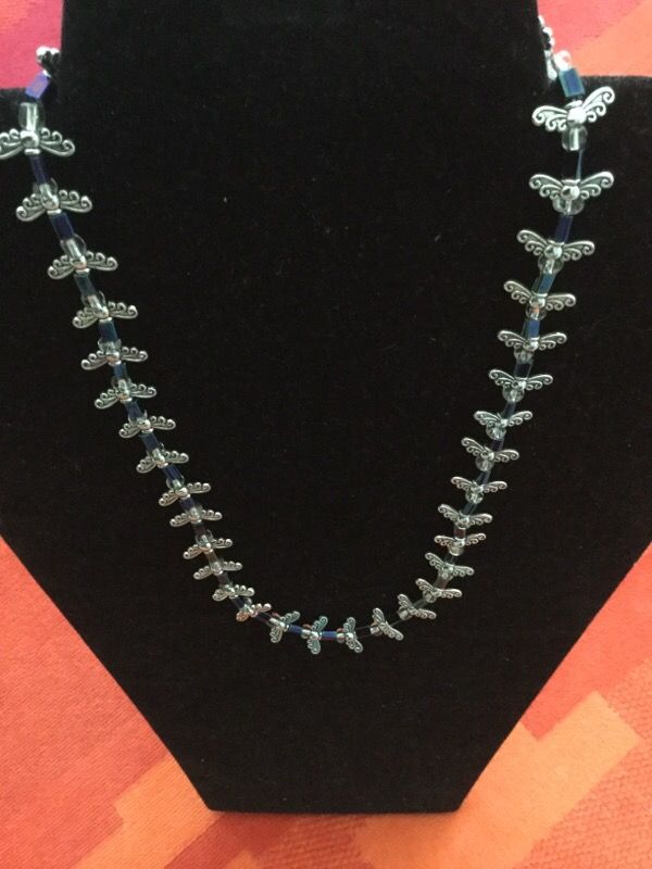 Butterlies flutter by necklace / 🌸✨