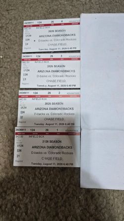 4 Baseball ticket