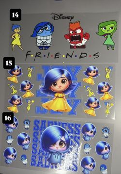 Cup Wraps UV DTF 16oz