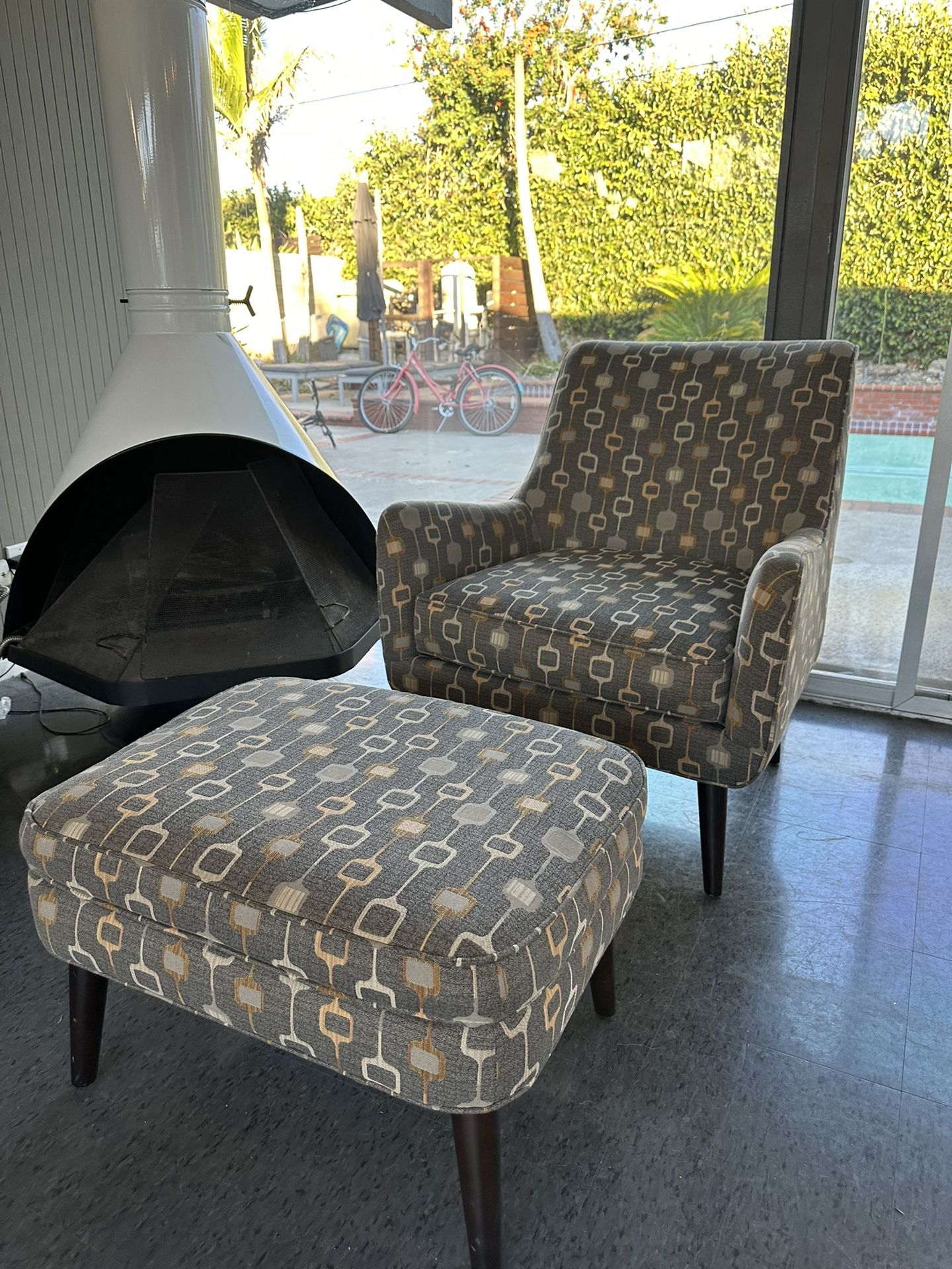 Room & Board Chair And Ottoman