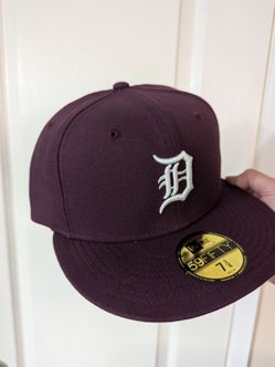 Detroit Tigers Plum 7 3/8 New Era Fitted Hat