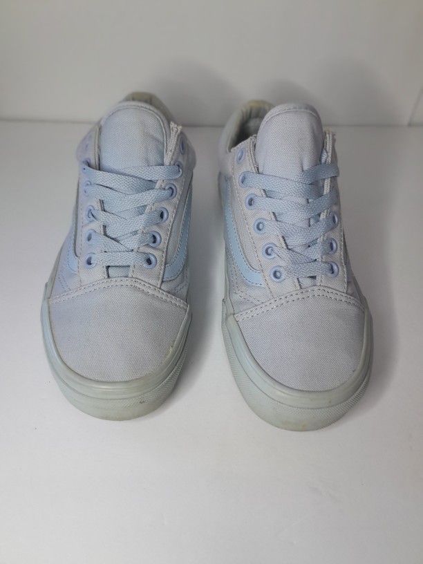 Vans (Off The Wall) Lace-up Light Blue Sneakers