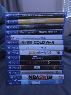 Selling Ps4 Games(DM for offer)