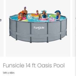 A Funsicle 15ft Oasis Pool