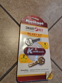 Kwikset 83262-001 SmartKey Re-keying Kit Like New Open Box Key Spare Keys