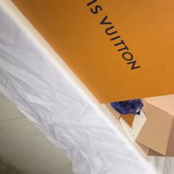 Authentic Louis Vuitton Box Paper Shopping Bag with Ribbon – Great for Gift or Display