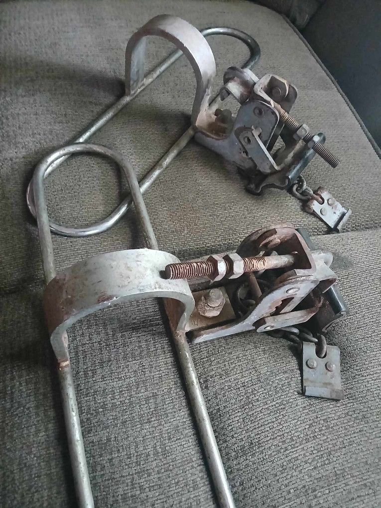 VINTAGE BUMPER RV MOUNT RACK/CARRIER FOR MOTORCYCLE/MOPED/BICYCLE