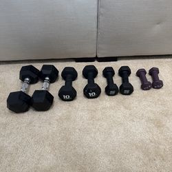 At home workout weights set