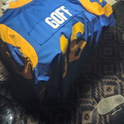 Jared Goff Rams Jersey All Stitched Game Jersey 
