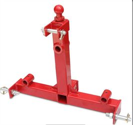 3 Point 2" Trailer Hitch Receiver, Quick Hitch for Category 1 Tractor