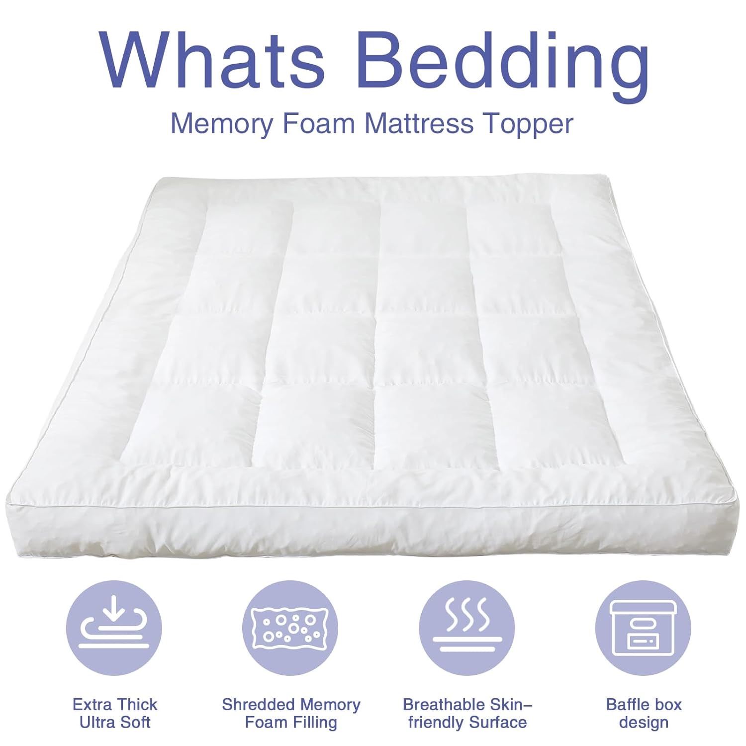 5 Inch Memory Foam Mattress Topper Twin