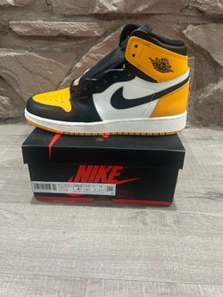 New Jordan 1 Retro High OG Taxi Size 4.5 Y / 6 Women