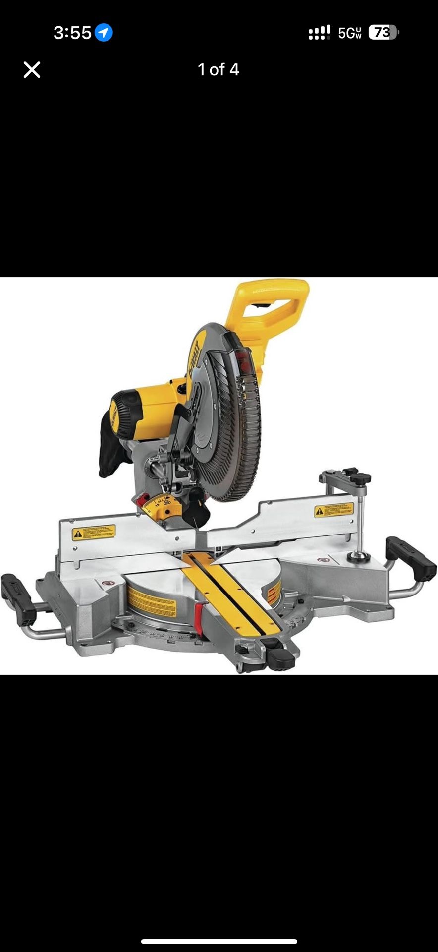 DEWALT Sliding Compound Miter Saw, 12-Inch DWS779