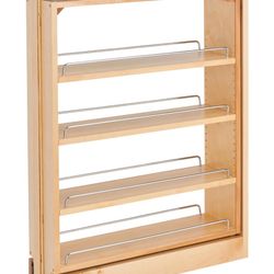Rev-A-Shelf 6" Pull Out Shelf Organizer Kitchen Spice Rack Storage