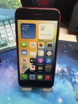 Excellent Apple iphone Se 2nd generation 64gb Red (Unlocked) 0491