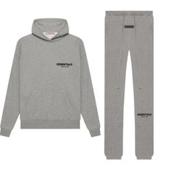 Essentials Set Dark Oatmeal - Hoodie & Sweatpants 