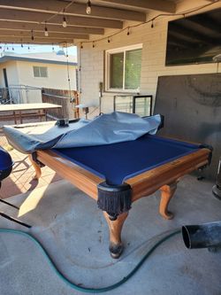 Buck Horn Pool/Ping Pong Table