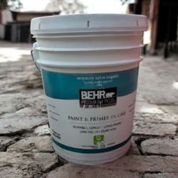 5 Gallon Behr Premium Interior Paint White