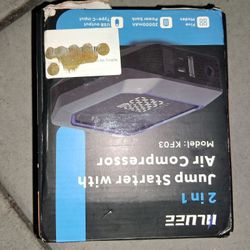 2 N 1 Jump Starter And Air Compressor W/ Power Bank