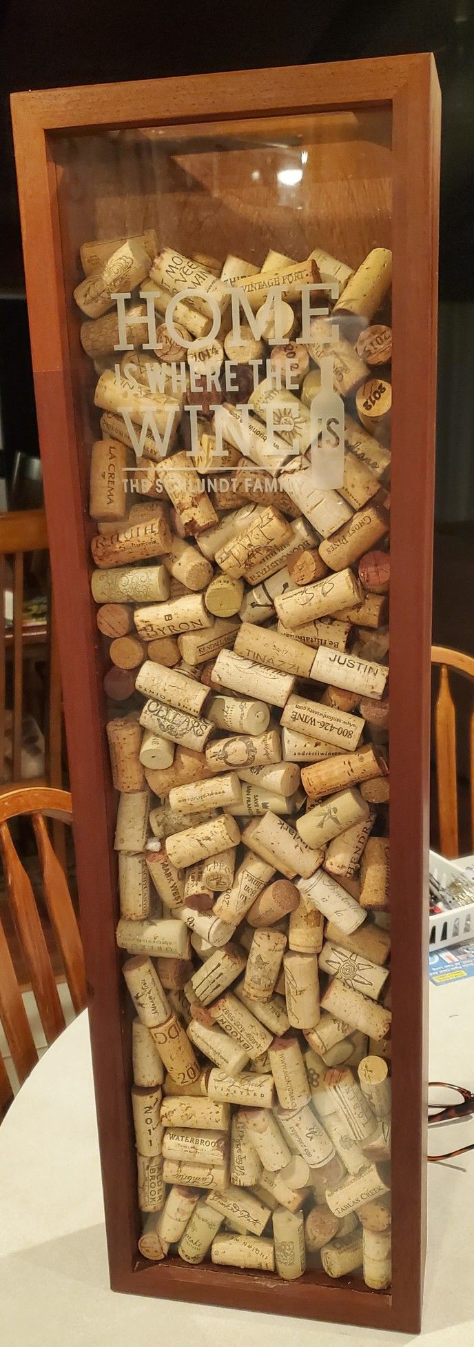 Wine Cork Storage/Display Case