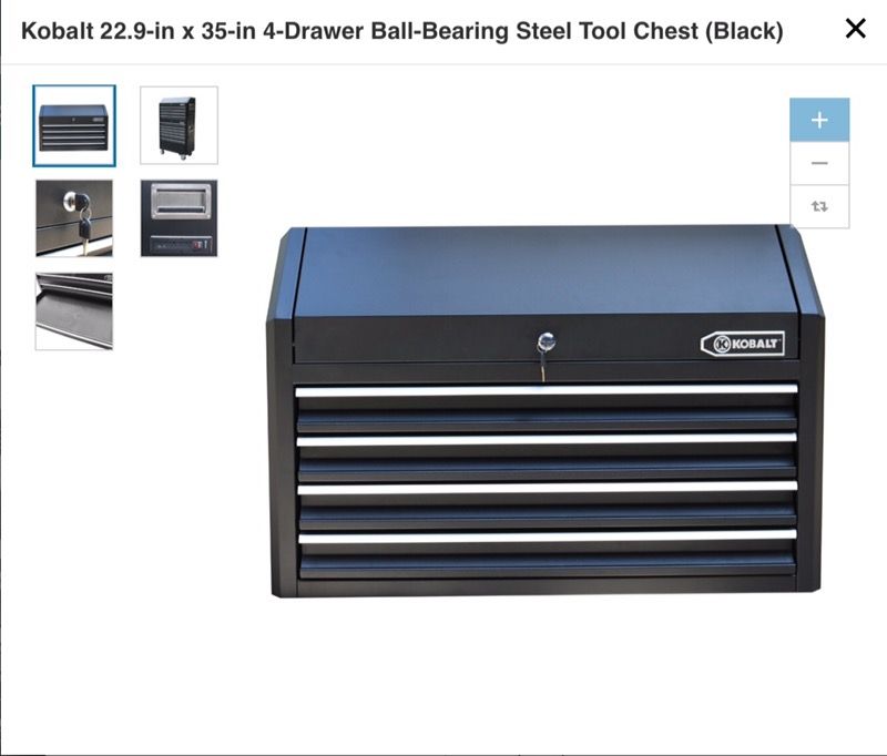 Kobalt 4-Drawer Tool Chest ( New )
