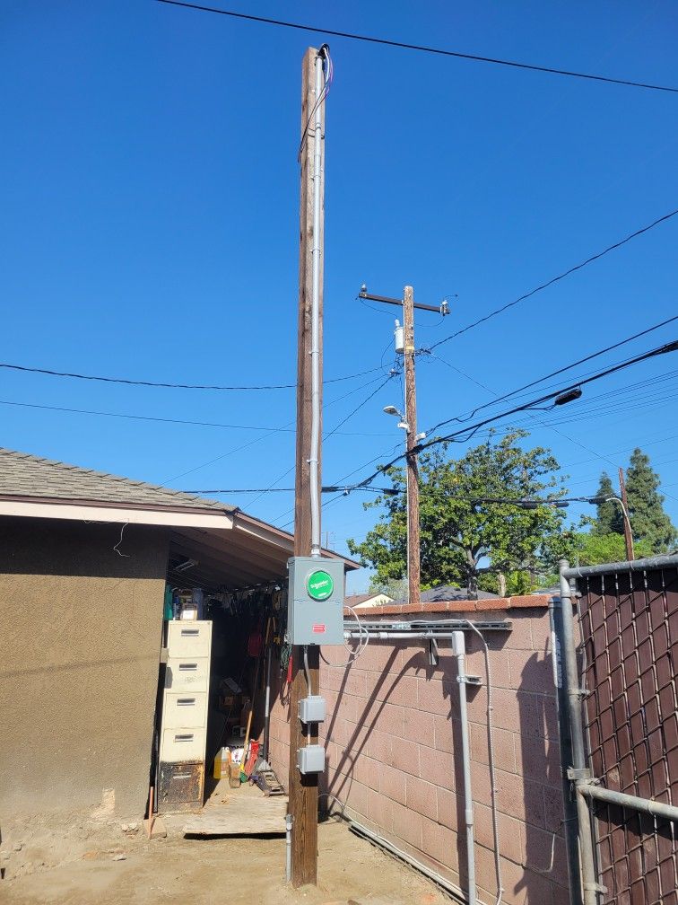 100 Amp Temporary Power Panel With Riser